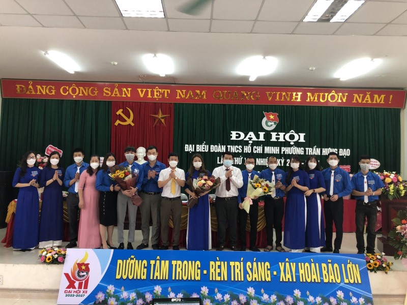 Đại hội đoàn TNCS Hồ Chí Minh phường Trần Hưng Đạo lần thứ XII, nhiệm kỳ 2022-2027