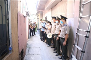 Cưỡng chế thi hành án dân sự tại phường Trần Hưng Đạo, TP Hạ Long