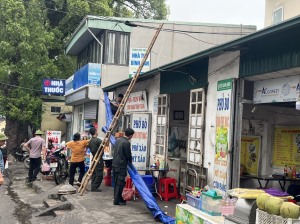 Phường Trần Hưng Đạo: Lập lại trật tự đô thị khu vực cổng Bệnh viện tỉnh Quảng Ninh.