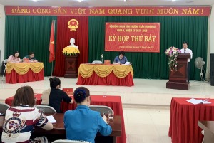 Kỳ họp thứ 7 – HĐND phường Trần Hưng Đạo khóa X, nhiệm kỳ 2021-2026.