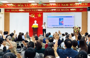 Đảng ủy Phường Trần Hưng Đạo khai giảng lớp học “Bình dân học vụ số”